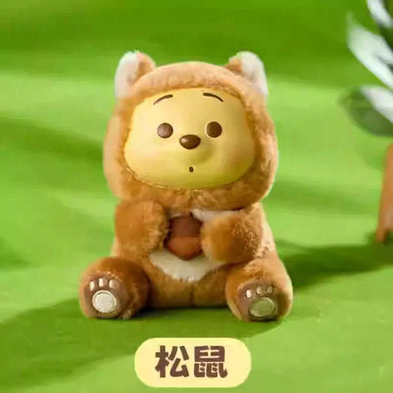 MINISO × Disney Winnie the Pooh “Naughty Team” Plush Pendant Keychain - Blind Box / Confirmed / Sealed Set