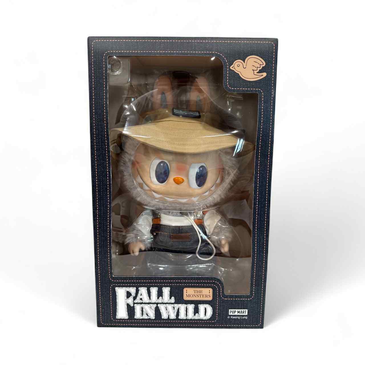 Pop MART the Monsters Labubu Fall in Wild Series Vinyl Plush Doll Pendant Authentic