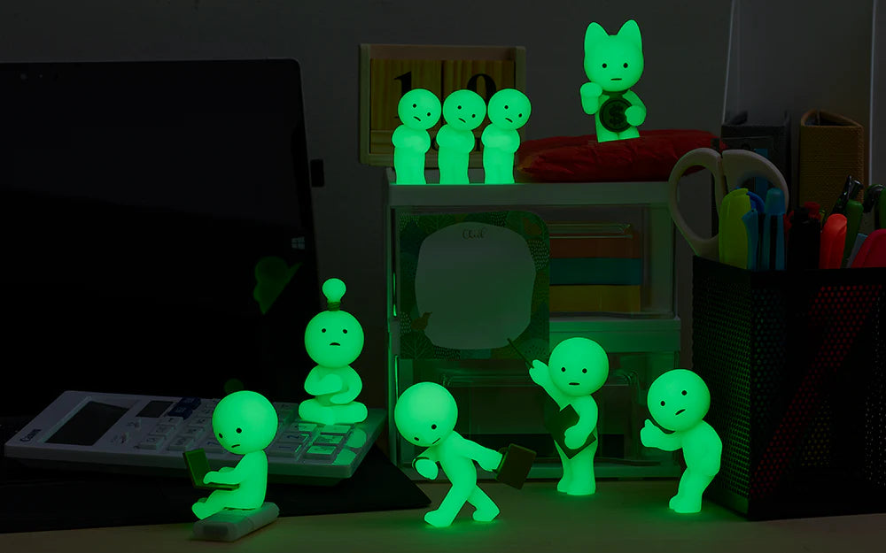 Smiski Work Series Dreams Blind Box / Sealed Full Set Glow In The Dark Figure