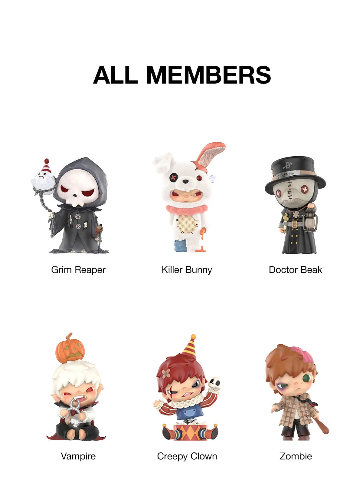 Hirono Monsters' Carnival Series Figures