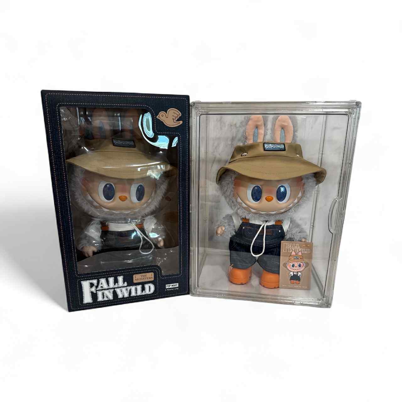 Pop MART the Monsters Labubu Fall in Wild Series Vinyl Plush Doll Pendant Authentic