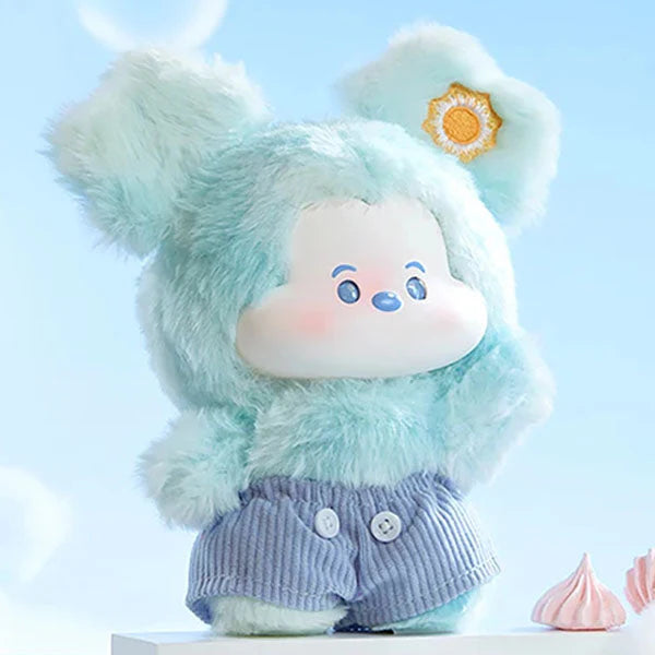 MINISO × Disney Mickey Mouse Head in the Clouds Plush Keychain – Blind Box / Confirmed / Sealed Set