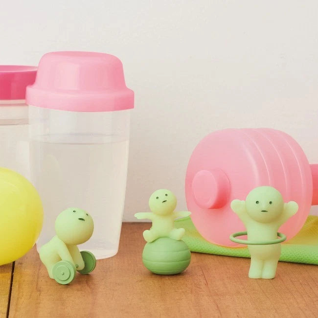 Smiski Exercising Series Set of 12 Glow in the Dark- Blind Box / Sealed Set