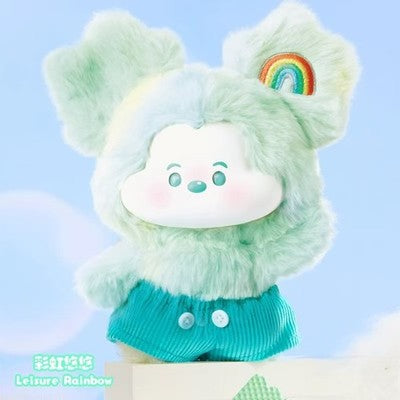 MINISO × Disney Mickey Mouse Head in the Clouds Plush Keychain – Blind Box / Confirmed / Sealed Set