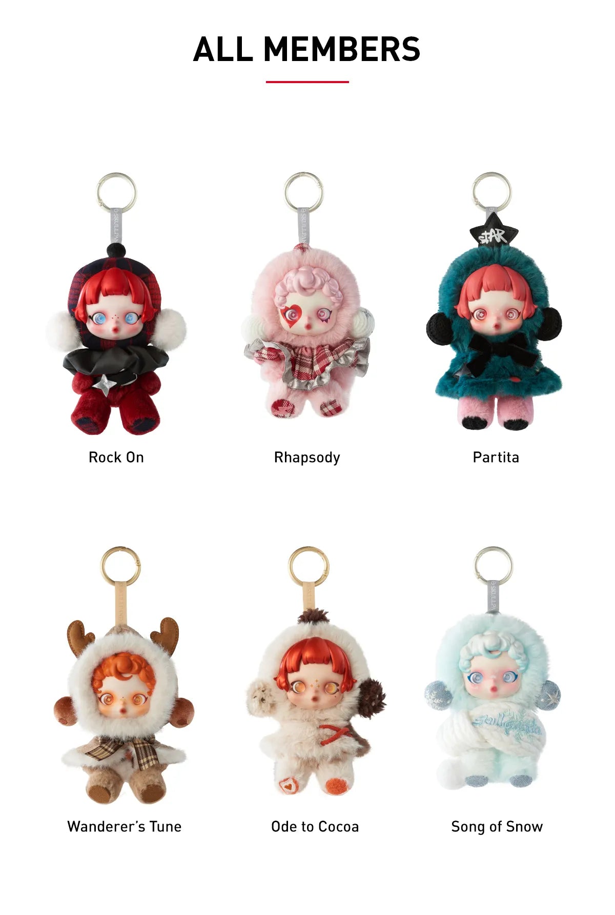 POP MART SKULLPANDA Winter Symphony Series Plush