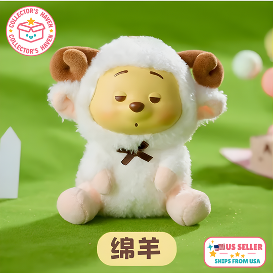 MINISO × Winnie the Pooh “Naughty Team” Plush Pendant Keychain -Confirmed