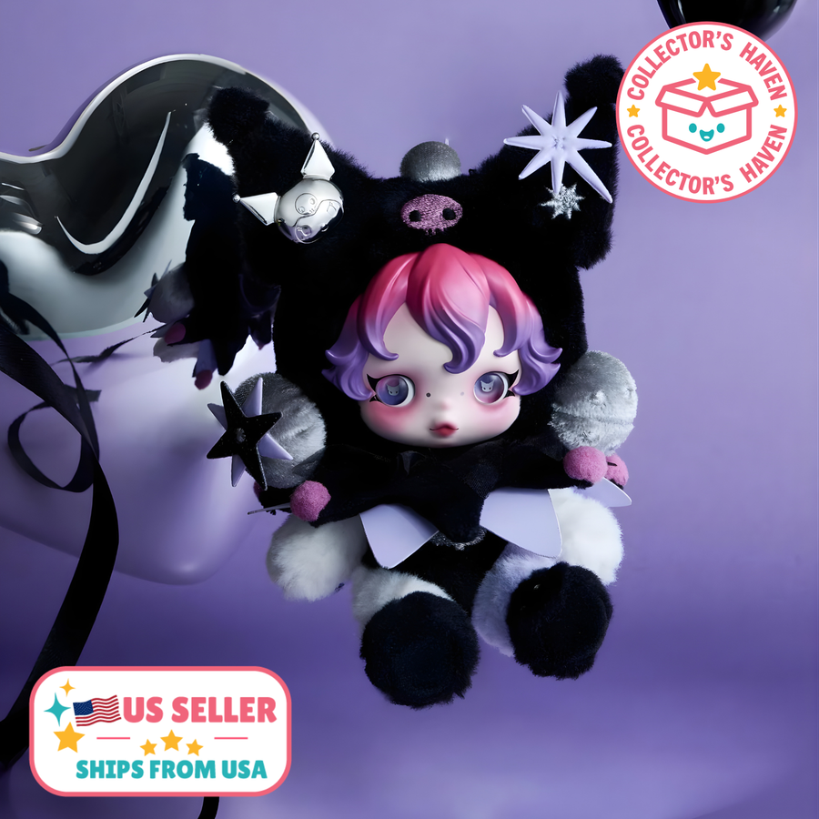 SKULLPANDA × KUROMI Plush