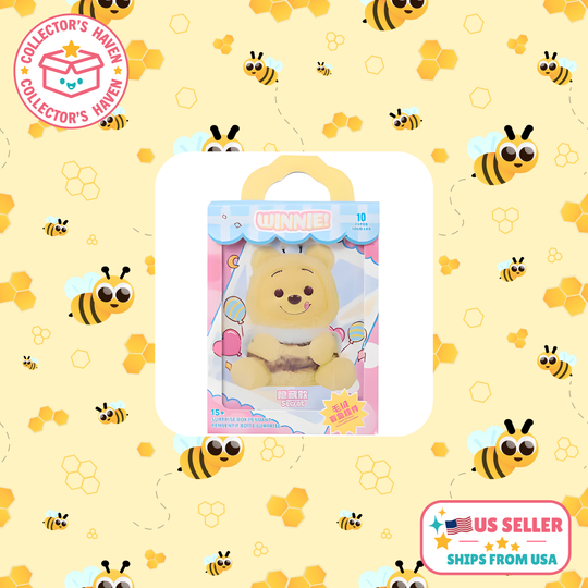 MINISO × Winnie the Pooh “Naughty Team” Plush Pendant Keychain -Confirmed