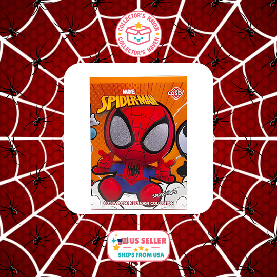 Hot Toys Cosbi Marvel Spider‑Man Blind Box Plush Keychain