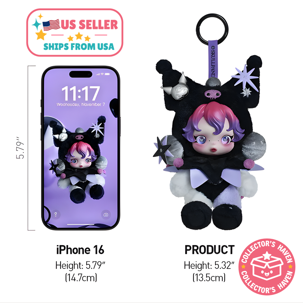 SKULLPANDA × KUROMI Plush