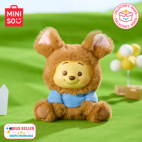 MINISO × Winnie the Pooh “Naughty Team” Plush Pendant Keychain -Confirmed