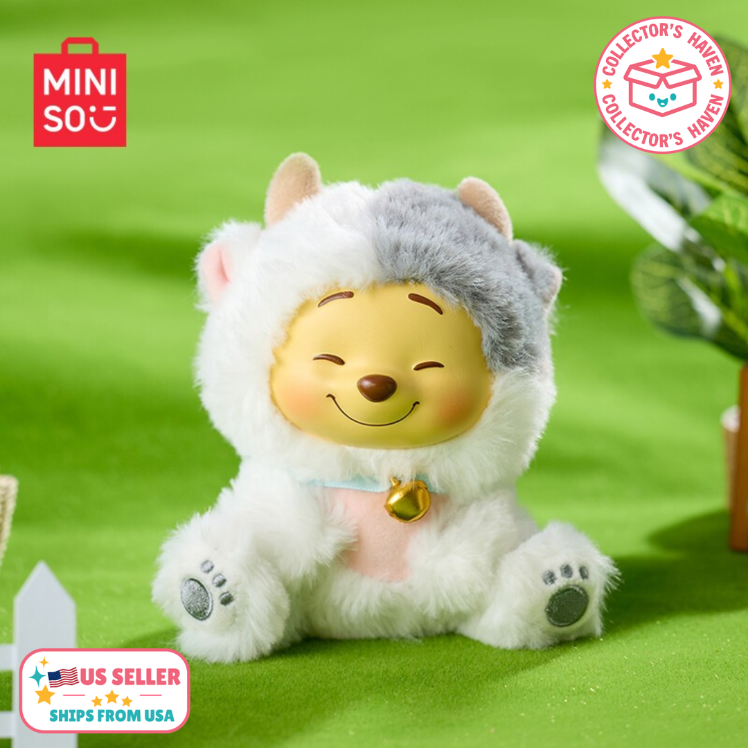 MINISO × Winnie the Pooh “Naughty Team” Plush Pendant Keychain -Confirmed