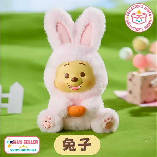 MINISO × Winnie the Pooh “Naughty Team” Plush Pendant Keychain -Confirmed