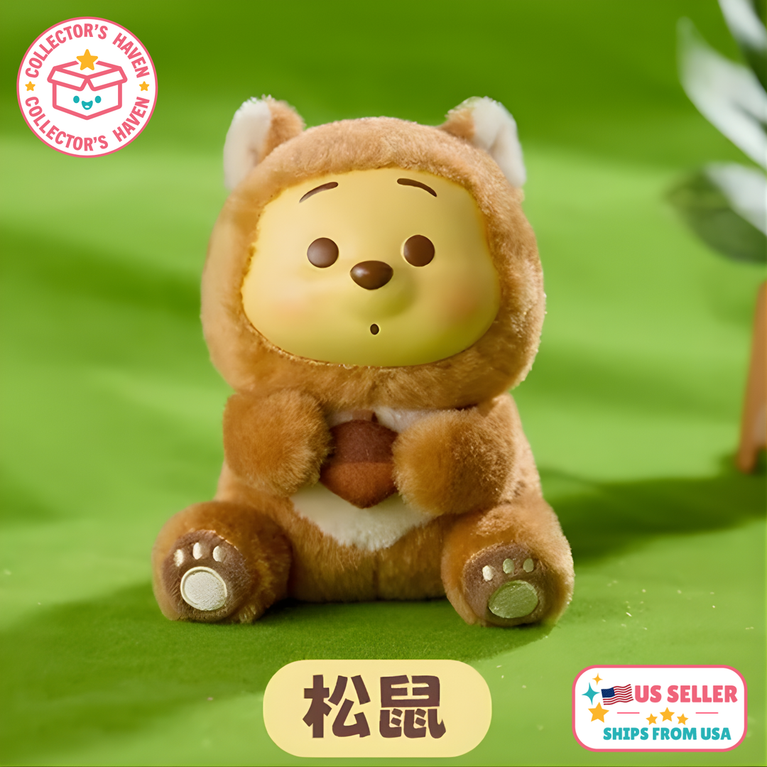 MINISO × Winnie the Pooh “Naughty Team” Plush Pendant Keychain -Confirmed