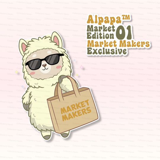 Market Makers Alpapa™ - Market Edition 01 3" Die-Cut Sticker