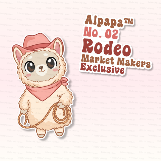 Rodeo Alpapa™ - Market Edition 02 3" Die-Cut Sticker