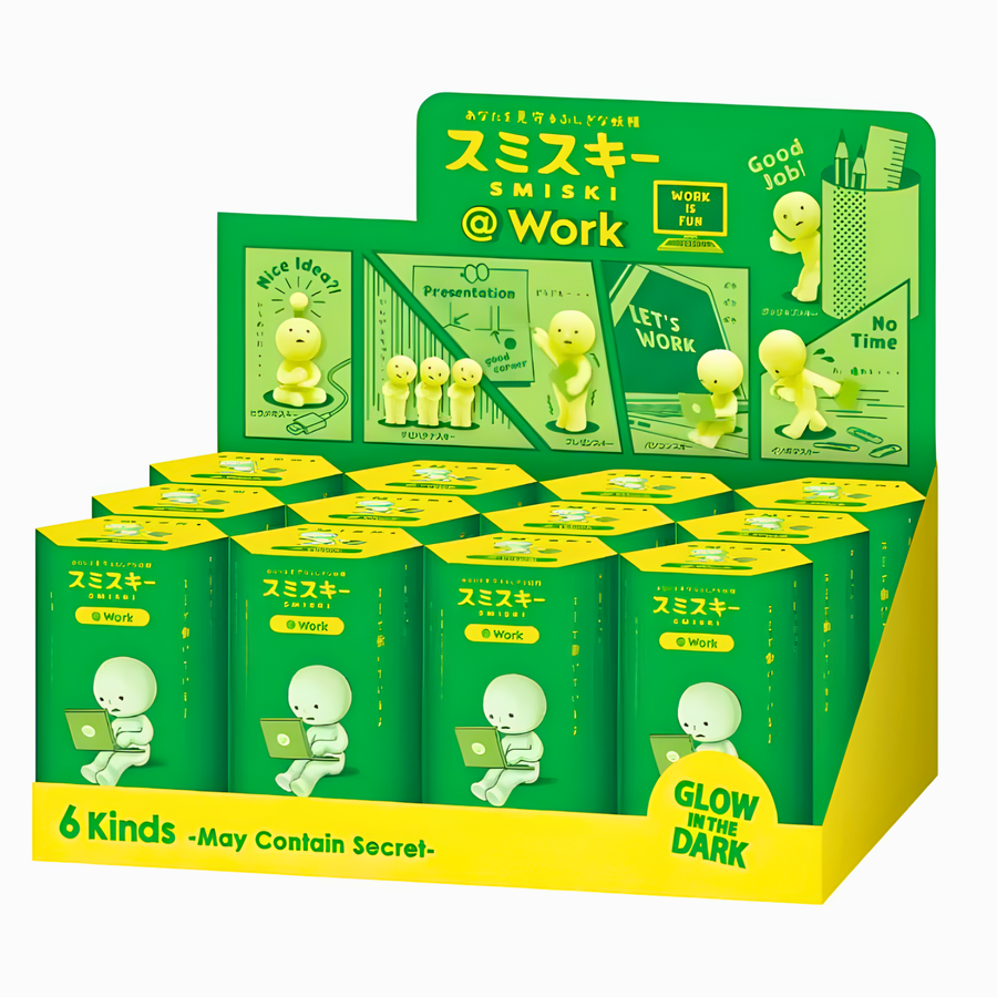 Smiski Work Series Dreams Blind Box / Sealed Full Set Glow In The Dark Figure