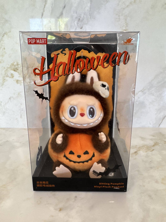 Happy Halloween Party Series – Sitting Pumpkin Vinyl Plush Pendant