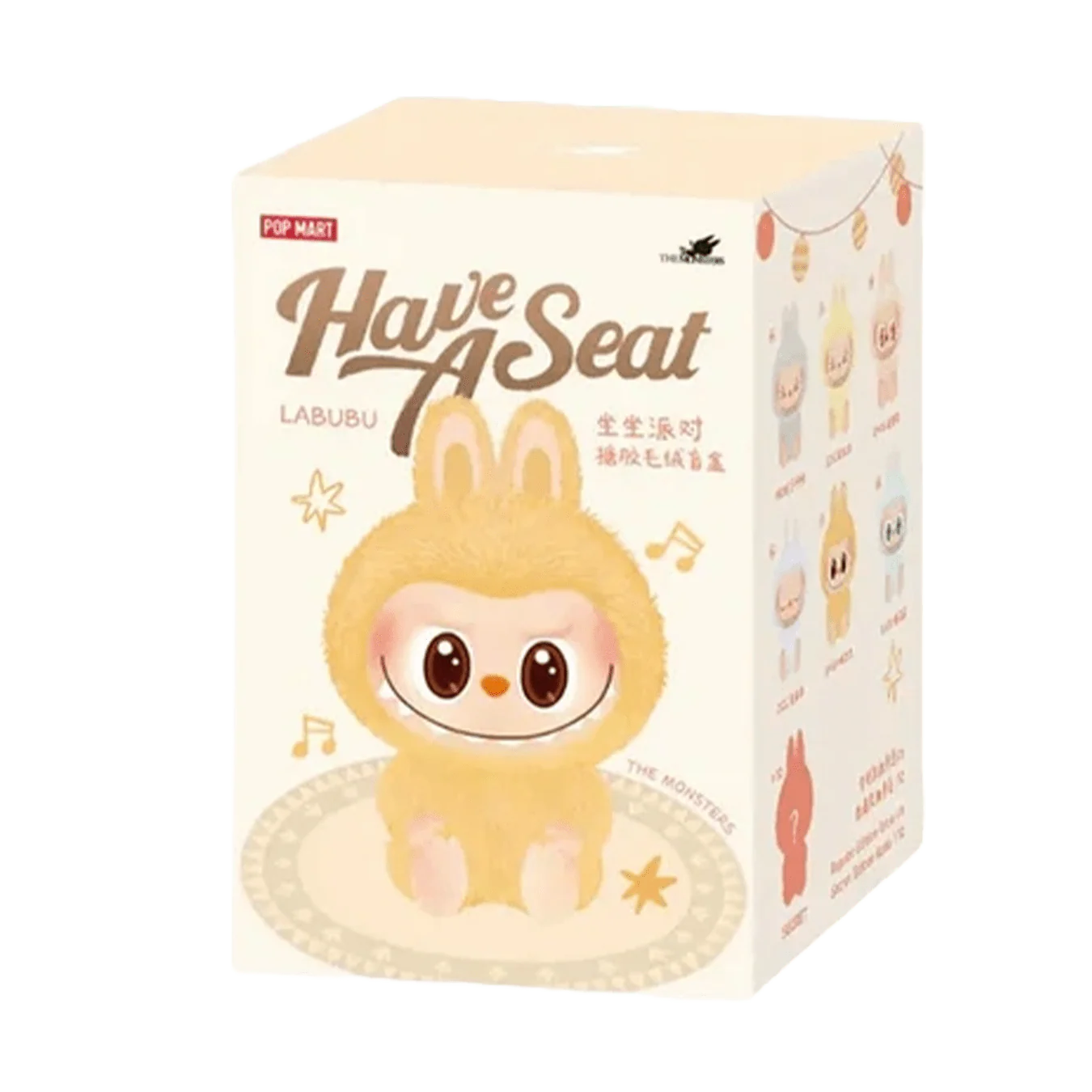 Pop Mart The Monsters: Have a Seat Vinyl Plush Blind Box – Labubu Authentic Collectible