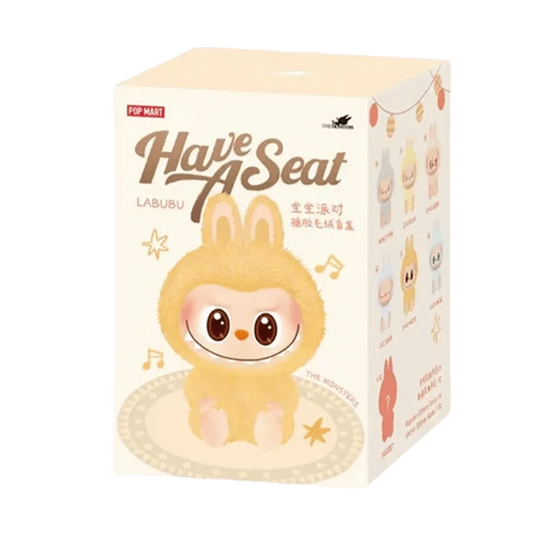 Pop Mart The Monsters: Have a Seat Vinyl Plush Blind Box – Labubu Authentic Collectible