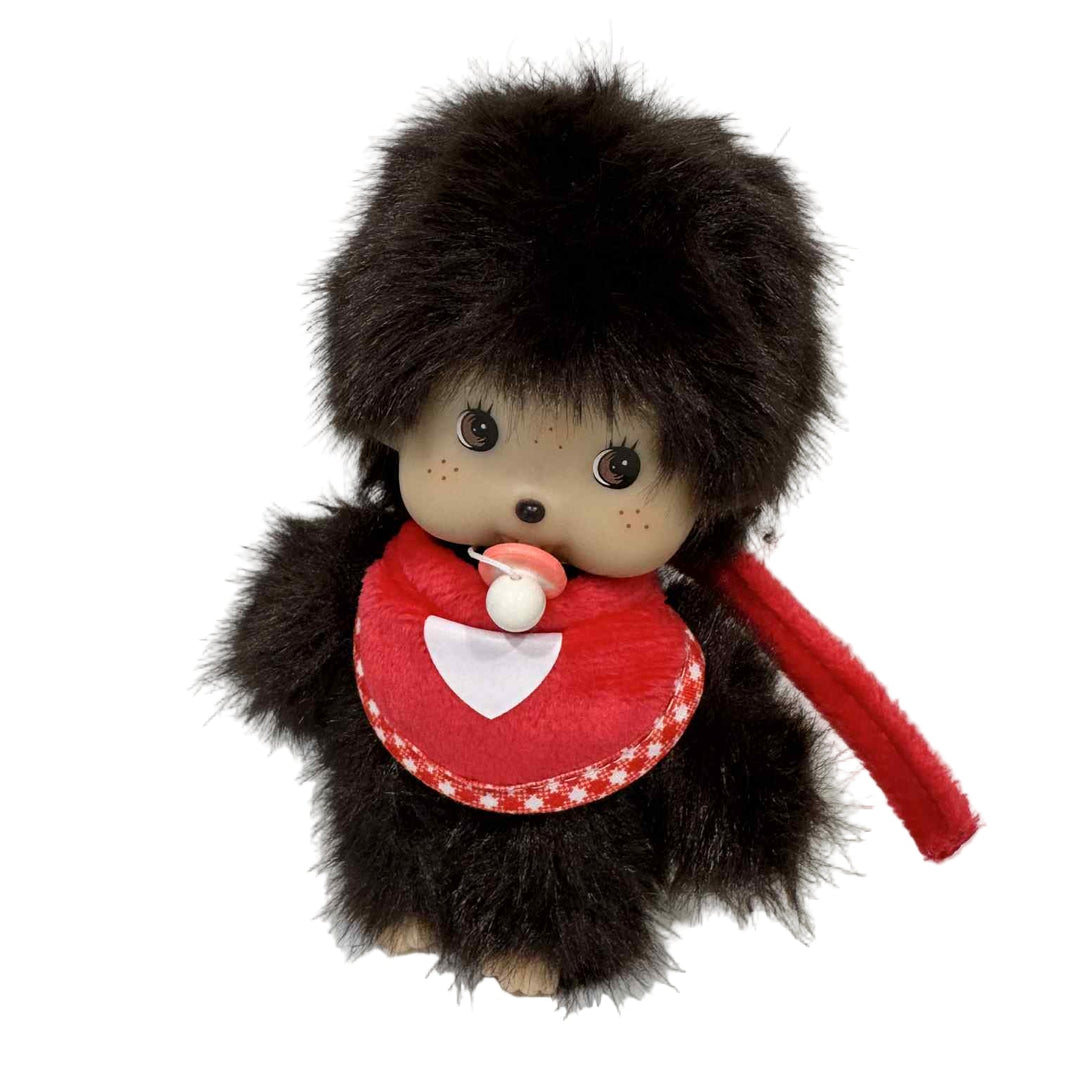 Monchhichi Styled Brown Plush Doll with tag size Key Chain Kawaii - Boy/Girl Authentic