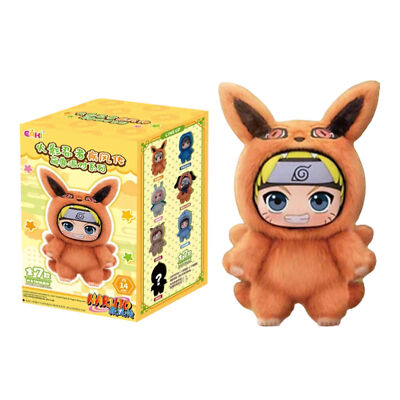 Naruto Shippuden Beast Party Series Plush Keychain – Blind Box / Confirmed / Sealed Set
