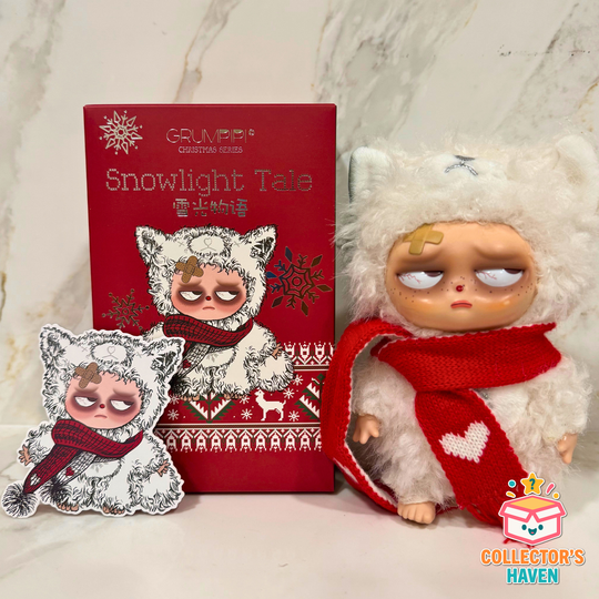 Sleepless Grumpipi Snowlight Tale Christmas plush pendant toy - Snow Belle