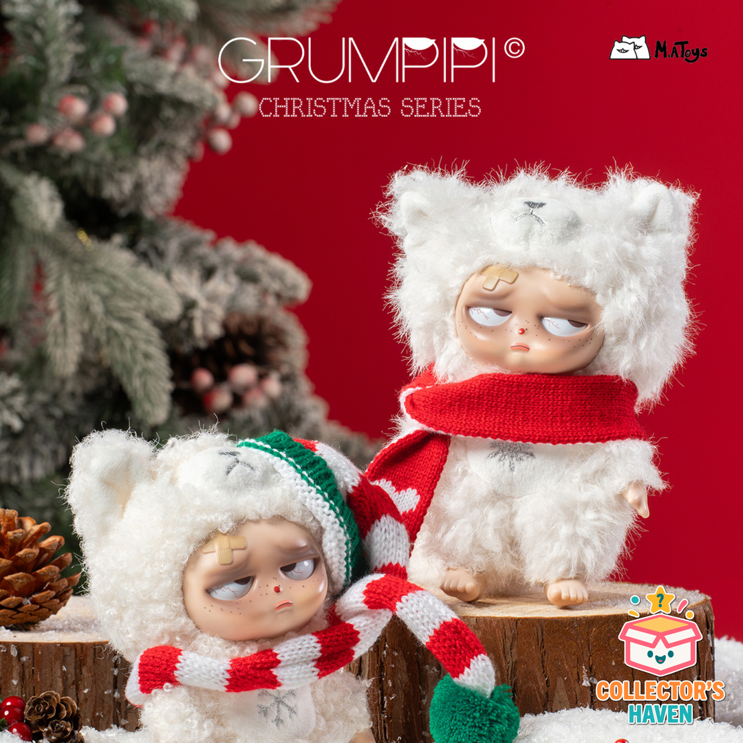 Sleepless Grumpipi Snowlight Tale Christmas plush pendant toy - Snow Belle and Icelyn