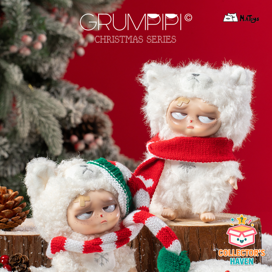 Sleepless Grumpipi Snowlight Tale Christmas plush pendant toy - Snow Belle and Icelyn