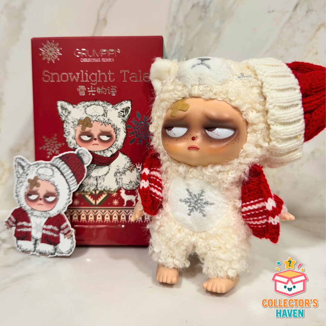 Sleepless Grumpipi Snowlight Tale Christmas plush pendant toy - Star Frost
