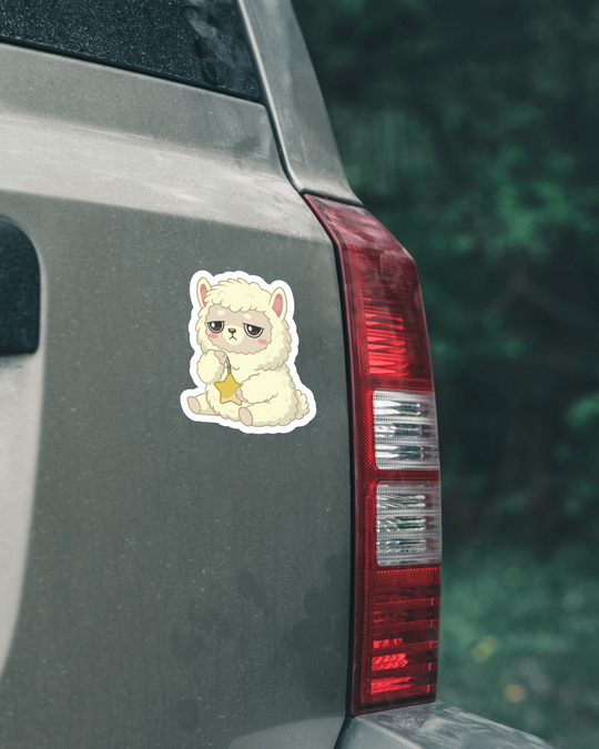 Little Wish Alpapa™ 3" Die-Cut Sticker