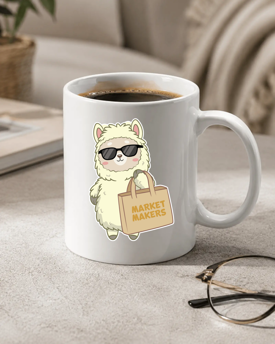 Market Makers Alpapa™ - Market Edition 01 3" Die-Cut Sticker