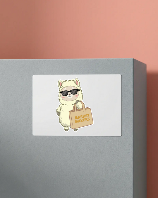 Market Makers Alpapa™ - Market Edition 01 3" Die-Cut Sticker