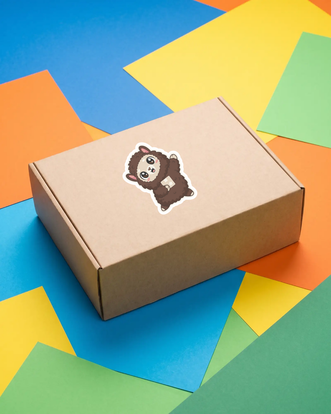Happy Mail Alpapa™ 3" Die-Cut Sticker