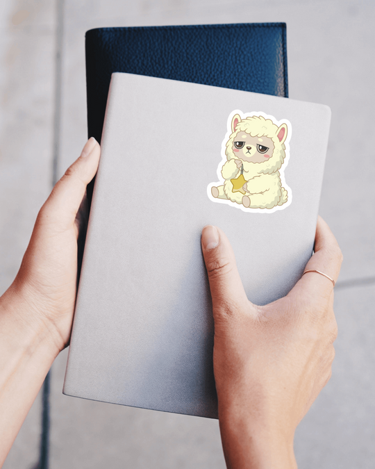 Little Wish Alpapa™ 3" Die-Cut Sticker