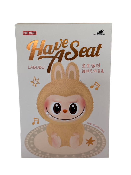 Pop Mart The Monsters: Have a Seat Vinyl Plush Blind Box – Labubu Authentic Collectible