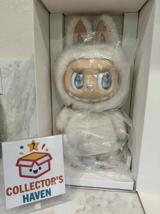 Pop Mart the Monsters Angel in Clouds Vinyl Face Plush Doll Labubu Authentic