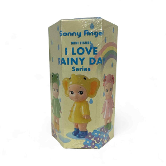 Box packaging for a Sonny Angel mini figure from the 'I Love Rainy Day' series