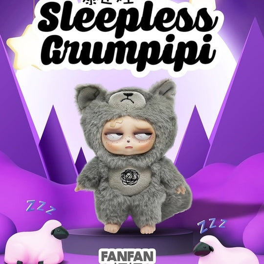 Sleepless Grumpipi - Plush Pendant Blind Box M.A. Toys
