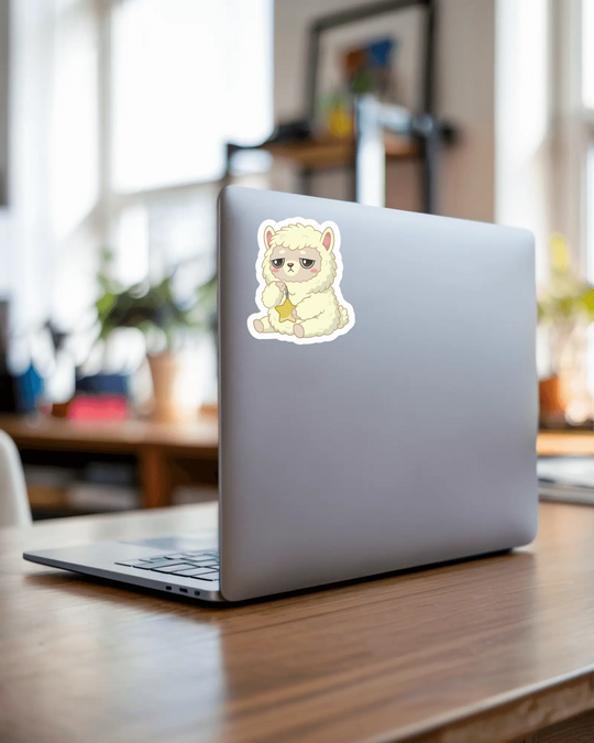 Little Wish Alpapa™ 3" Die-Cut Sticker