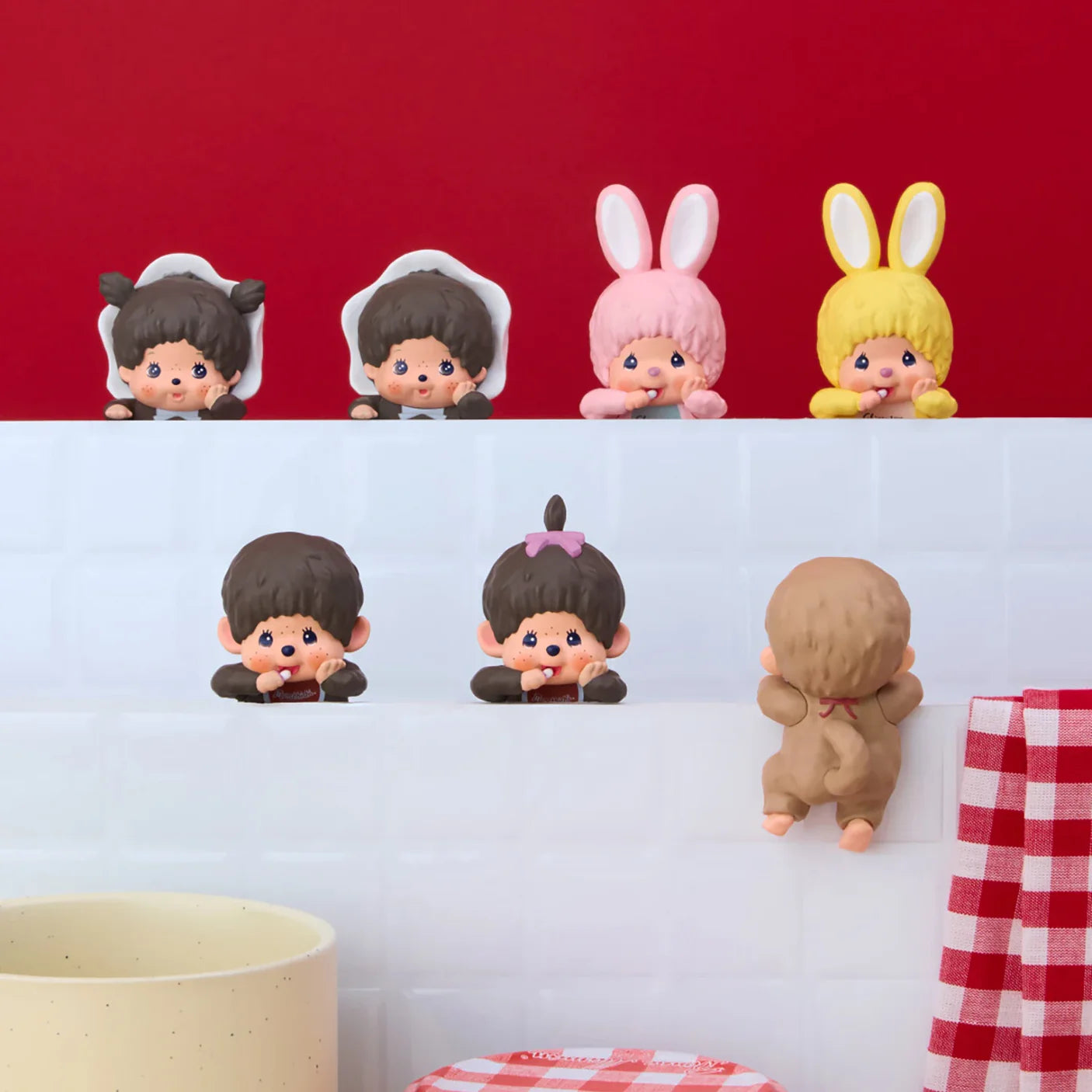 Sonny Angel Monchhichi Hippers Series Figure Toy Gift - Blind Box / Sealed Full Set