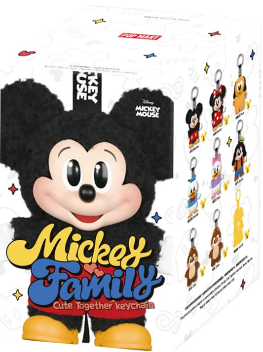 Pop Mart Mickey Family Cute Together Keychain Series Blind Box/ Sealed Set Authentic
